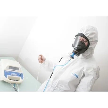 Teste de estanqueidade em máscara Teste de estanqueidade em máscara