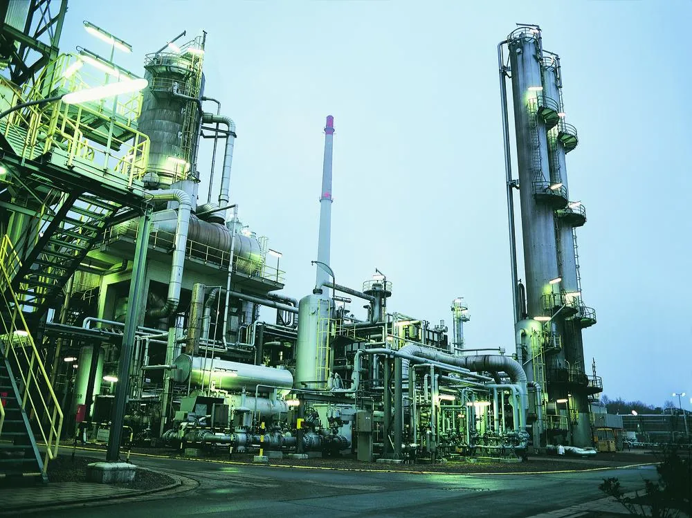 Unidade de processo industrial com área classificada